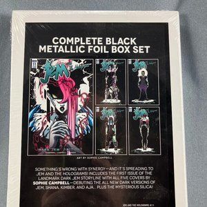 Jem and the Holograms #11 Complete Black Metallic Foil Covers Sealed Box Set